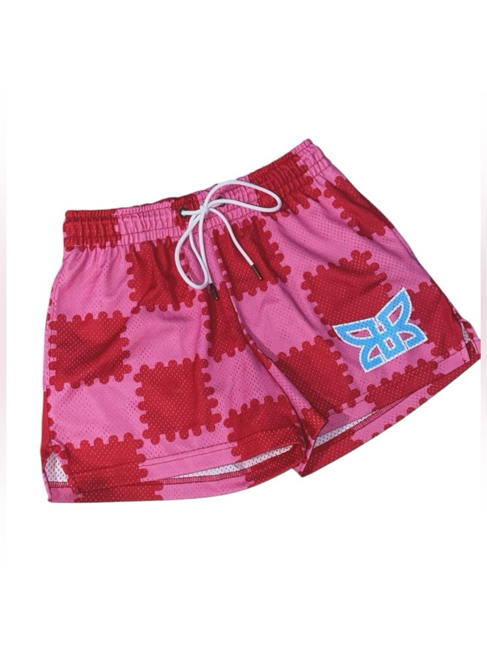 Ryoko Rain "Be My Valentine" mesh shorts waist 26"